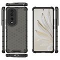 Honeycomb Armored Honor 70 Pro Hybrid-deksel - Svart