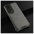 Honeycomb Armored Honor 70 Pro Hybrid-deksel - Svart