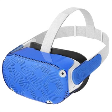 Honeycomb Ripebestandig Oculus Quest 2 Deksel - Blå