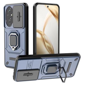 Honor 200 Hybrid-deksel med Roterende Ring med Kameraskjold - Blå