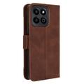 Honor 200 Smart/X7c 4G/5G Kortholder Lommebokveske - brun