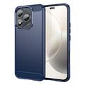 Honor 400 Lite/X70i Børstet TPU-deksel - karbonfiber