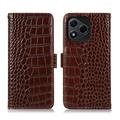 Honor 400 Lite Crocodile Series Lommebok-deksel i Lær med RFID