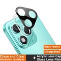 Honor 400 Lite Imak 2-i-1 HD Kamera Linse Beskytter - Svart