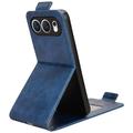 Honor 500 vertikalt flip-etui med stativ