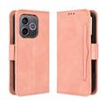 Honor 600 Lite Kortholder Lommebokveske - Rosa