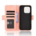 Honor 600 Lite Kortholder Lommebokveske - Rosa