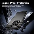 Honor 600 Smart Børstet TPU-deksel - karbonfiber