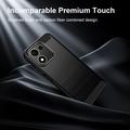 Honor 600 Smart Børstet TPU-deksel - karbonfiber