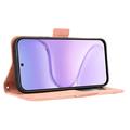Honor 600 Smart Kortholder Lommebokveske - Rosa