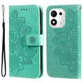 Honor 600 Smart Mandala Lommebok-deksel med håndleddsstropp - mintgrønn
