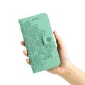 Honor 600 Smart Mandala Lommebok-deksel med håndleddsstropp - mintgrønn