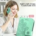Honor 600 Smart Mandala Lommebok-deksel med håndleddsstropp - mintgrønn