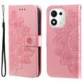 Honor 600 Smart Mandala Lommebok-deksel med håndleddsstropp - rosa