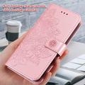Honor 600 Smart Mandala Lommebok-deksel med håndleddsstropp - rosa