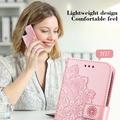 Honor 600 Smart Mandala Lommebok-deksel med håndleddsstropp - rosa