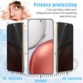 Honor 600 Smart Privacy Full Cover Beskyttelsesglass - Svart Kant