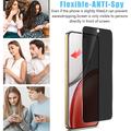 Honor 600 Smart Privacy Full Cover Beskyttelsesglass - Svart Kant