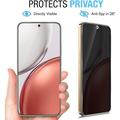 Honor 600 Smart Privacy Full Cover Beskyttelsesglass - Svart Kant