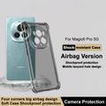 Honor Magic6 Pro Imak Drop-Proof TPU-deksel - Gjennomsiktig Svart