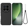 Honor Magic8 Pro Flytende silikon-deksel med håndstropp