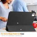 Honor MagicPad 3 Pro 12.3/MagicPad 4 Tri-Fold Series Smart Folio-etui - svart