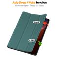 Honor MagicPad 3 Pro 12.3/MagicPad 4 Tri-Fold Series Smart Folio-etui - svartgrønn