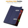Honor MagicPad 3 Pro 12.3/MagicPad 4 Tri-Fold Series Smart Folio-etui - mørkeblå