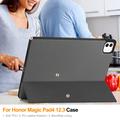 Honor MagicPad 3 Pro 12.3/MagicPad 4 Tri-Fold Series Smart Folio-etui - Grå