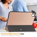 Honor MagicPad 3 Pro 12.3/MagicPad 4 Tri-Fold Series Smart Folio-etui - rosa gull