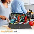 Honor Pad X7 Tri-Fold Series Smart Folio-etui - Graffiti