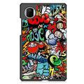 Honor Pad X7 Tri-Fold Series Smart Folio-etui - Graffiti