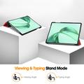 Honor Pad X8a Tri-Fold Series Smart Folio-deksel - Rød