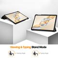 Honor Pad X9a Tri-Fold Series Smart Folio-etui - svart