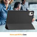 Honor Pad X9a Tri-Fold Series Smart Folio-etui - svart