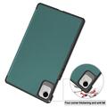 Honor Pad X9a Tri-Fold Series Smart Folio-etui - svartgrønn