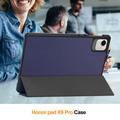 Honor Pad X9a Tri-Fold Series Smart Folio-etui - mørkeblå