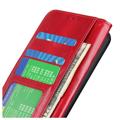 Honor X20 SE Lommebok-deksel med Magnetisk Lukning - Rød