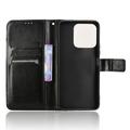 Honor X5b/X5b Plus Lommebok-deksel med Magnetisk Lukning - svart