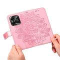 Honor X5c Plus Mandala Series Lommebok-deksel - Rosa