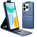 Honor X5c Plus vertikalt flip-etui med stativ
