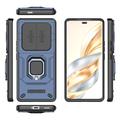 Honor X60 Pro Hybrid-deksel med Roterende Ring med Kameraskjold - Blå
