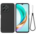 Honor X6c Flytende silikon-deksel med håndstropp