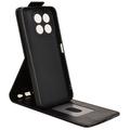 Honor X6c vertikalt flip-etui med stativ
