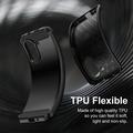 Honor X7e Børstet TPU-deksel - karbonfiber