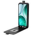 Honor X8c Vertikalt Flip-Deksel med Kortlomme - Svart
