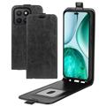 Honor X8c Vertikalt Flip-Deksel med Kortlomme - Svart