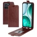 Honor X8c Vertikalt Flip-Deksel med Kortlomme - Brun