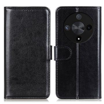 Custodia Con Sportello Magnetico Per Honor Magic 6 Lite 5G / Magic6 Lite / X9b, In Pelle PU Con Goffratura A Farfalla, Blu, Con Slot Per Carte E Supporto