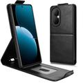 Huawei Enjoy 80 vertikalt flip-etui med stativ